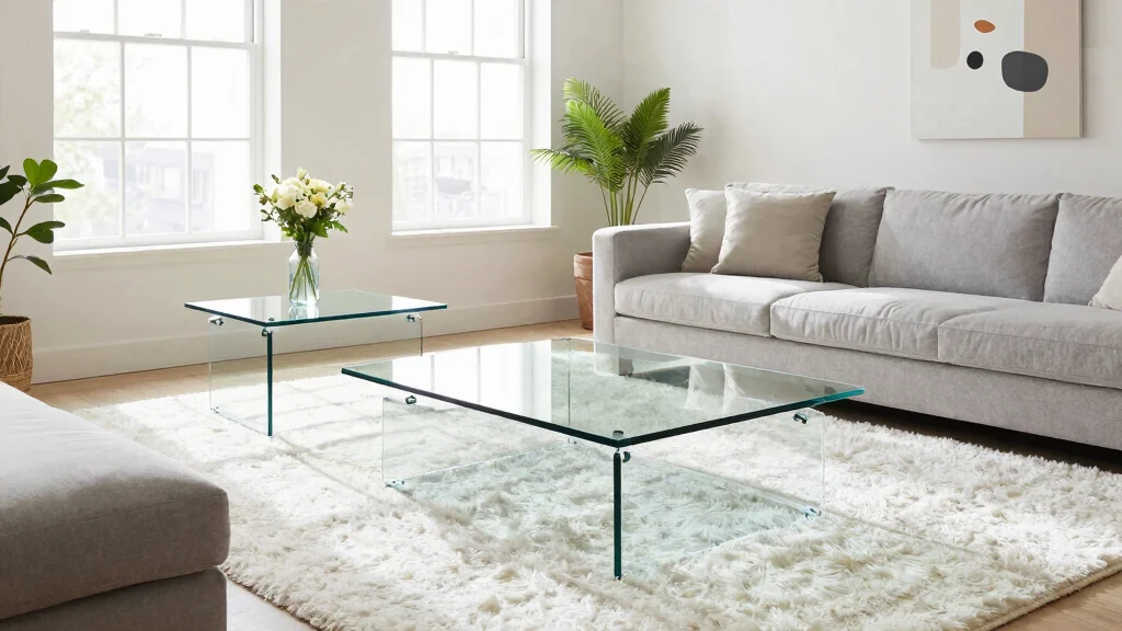 16 Living Room Glass Table Ideas for a Light, Elegant Touch