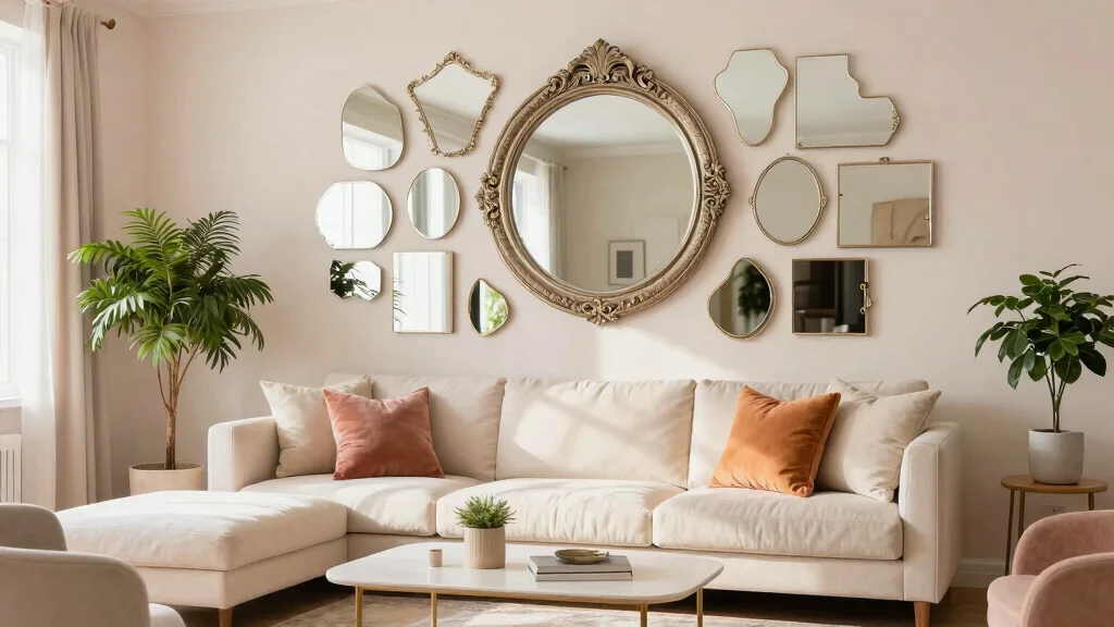 16 Mirror Wall in Living Room Ideas for a Bright, Spacious Look
