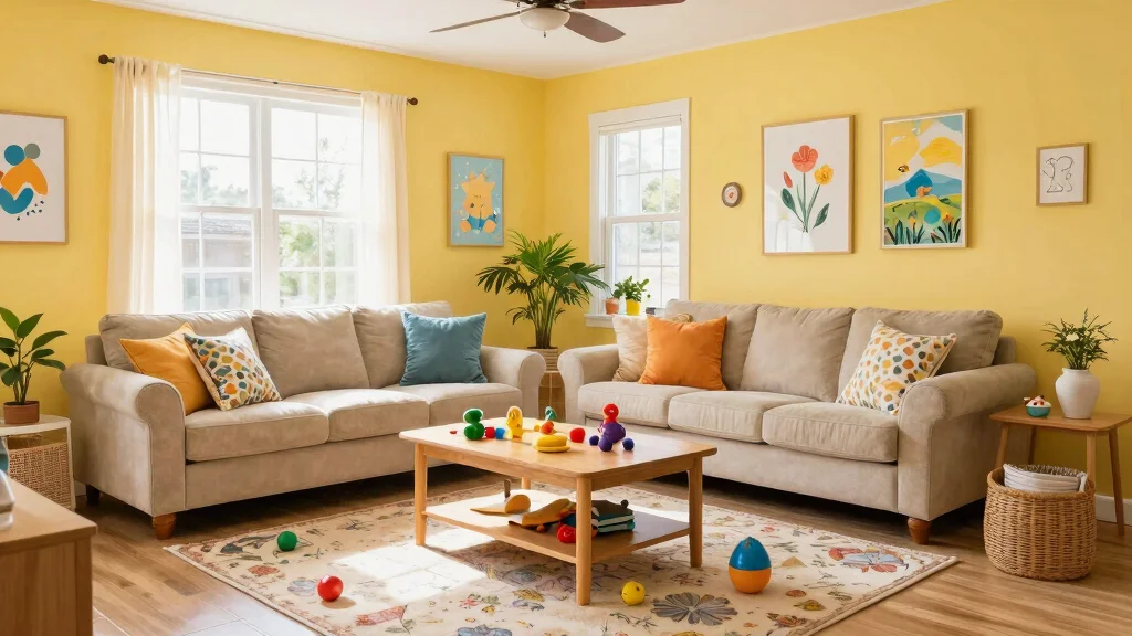16 Yellow Wall Living Room Ideas: Cheerful Bold Accent
