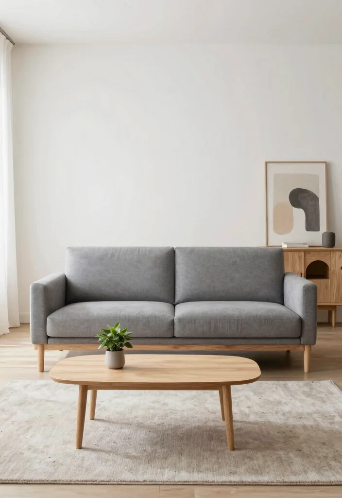 17 Modern Sofa Designs for Living Room: Sleek New Looks - 2. Minimalist Marvel 1