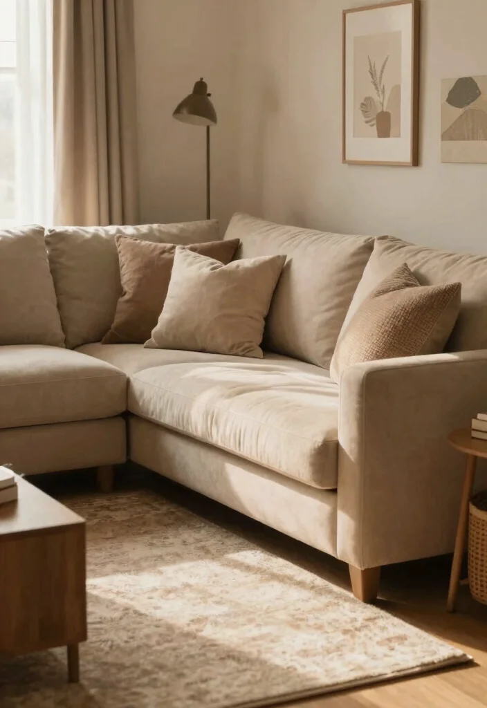 17 Modern Sofa Designs for Living Room: Sleek New Looks - 9. Cozy Corner Couches 1
