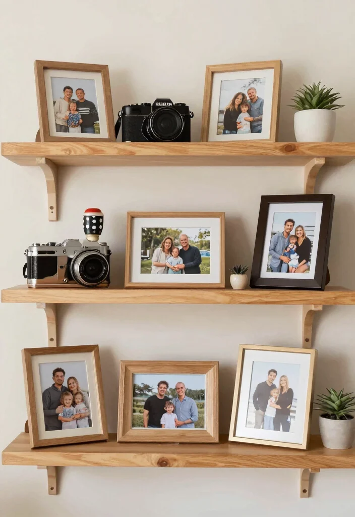 17 Styling Shelves Living Room Ideas Designer Approved Tips - 12. Make it Personal 1