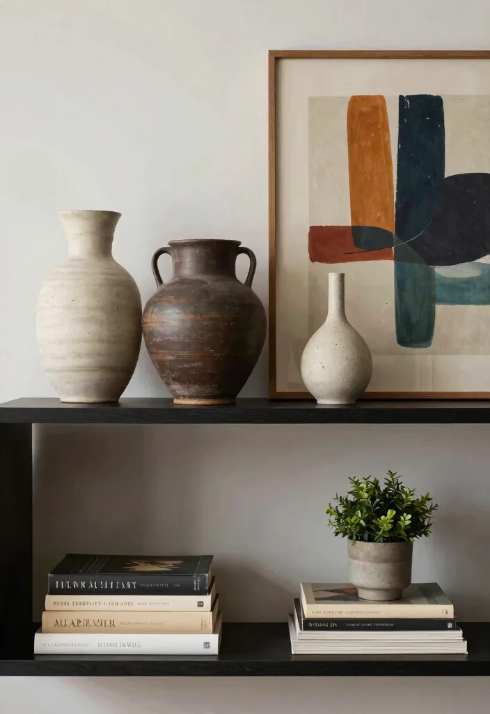 17 Styling Shelves Living Room Ideas Designer Approved Tips - 2. Layering for Depth 1