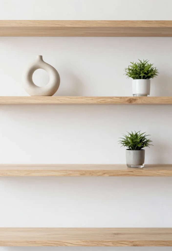 17 Styling Shelves Living Room Ideas Designer Approved Tips - 5. Go with Minimalist Decor 1