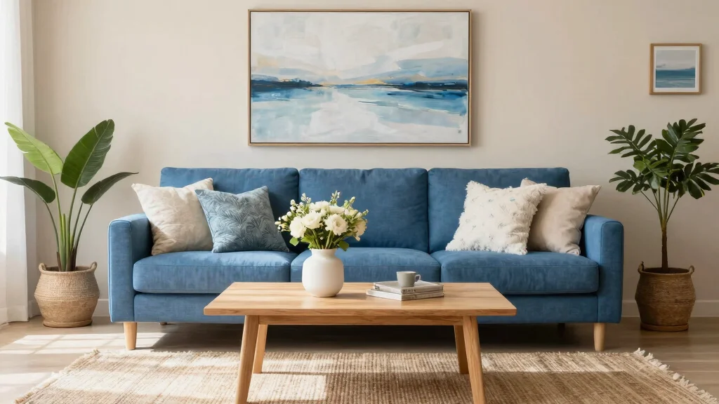 18 Blue Sofa Living Room Colour Schemes: Fresh Stylish Palettes