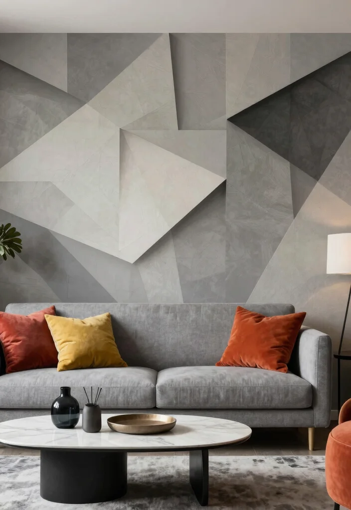 18 Wallpaper in Living Room Ideas Trend Forward Looks - 14. Statement 3D Wallpapers 1