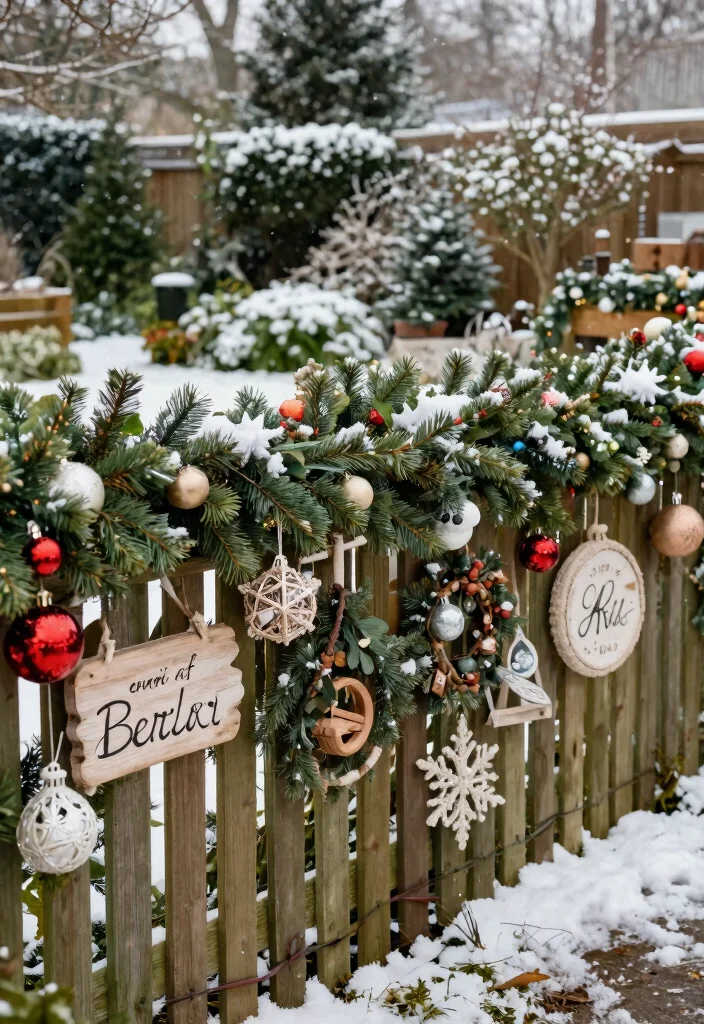 12 Christmas Fence Decor Ideas That Hang Without Drilling Holes - Conclusion 1