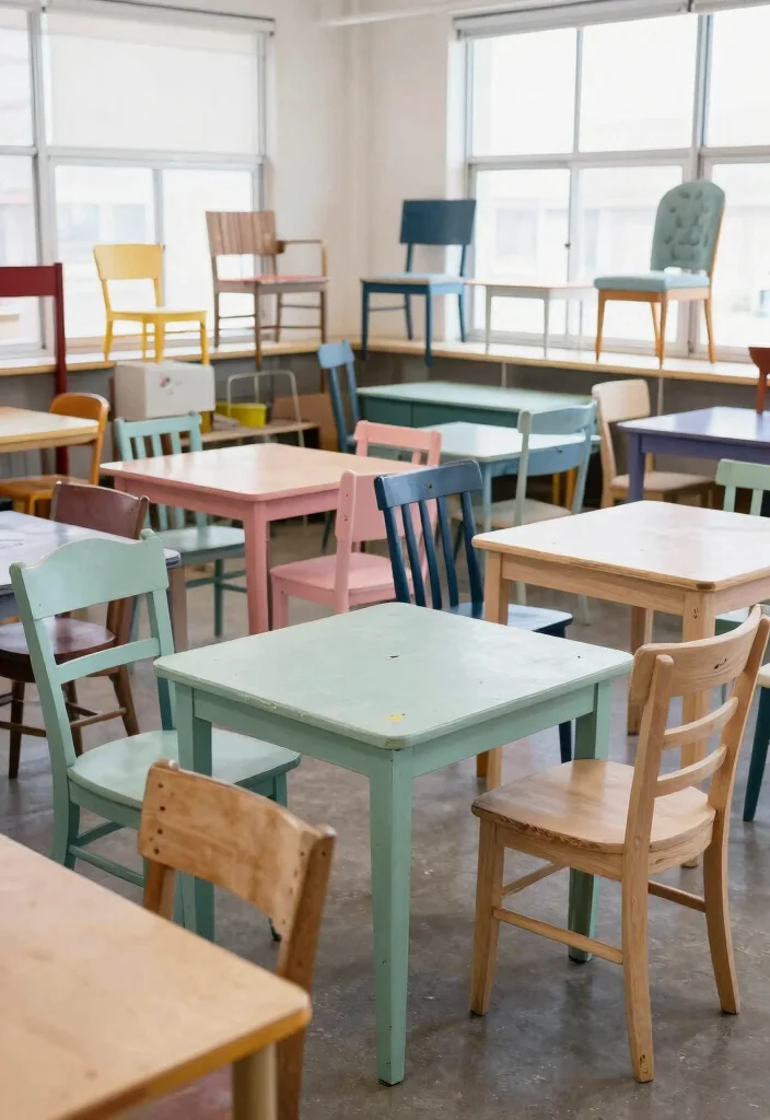 12 Farmhouse Classroom Decor Ideas on a Teacher Budget - 7. Upcycled Furniture 1