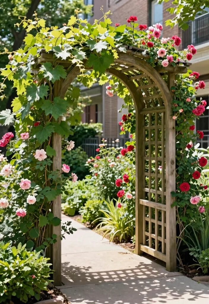 12 Grape Vine Trellis Ideas That Support Heavy Fruit Without Collapsing - 1. Classic Wooden Arbor Trellis 1