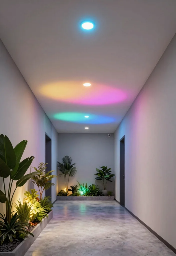 12 Hallway Ceiling Lights That Brighten Narrow Dark Spaces - 12. Sleek Smart Ceiling Lights for Modern Homes 1
