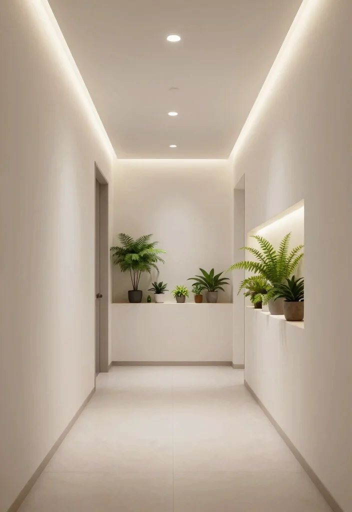 12 Hallway Ceiling Lights That Brighten Narrow Dark Spaces - 4. Simple LED Recessed Lighting 1