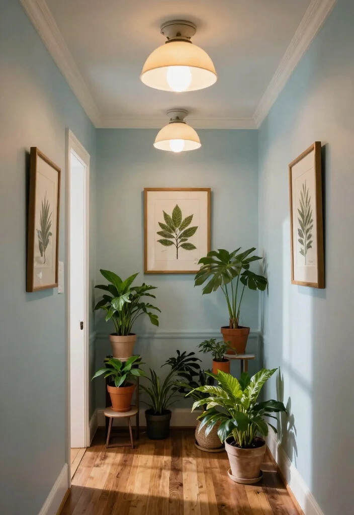 12 Hallway Ceiling Lights That Brighten Narrow Dark Spaces - 7. Vintage Schoolhouse Lights for a Nostalgic Feel 1