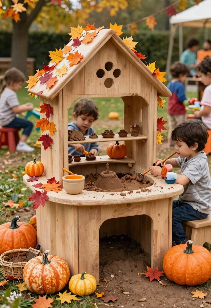 12 Outdoor Mud Kitchens for Kids That Actually Rinse Clean - 11. Seasonal Decorations 1