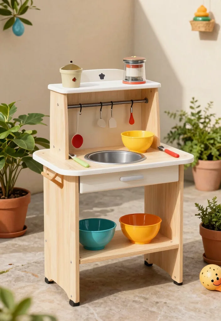 12 Outdoor Mud Kitchens for Kids That Actually Rinse Clean - 4. Compact and Portable 1