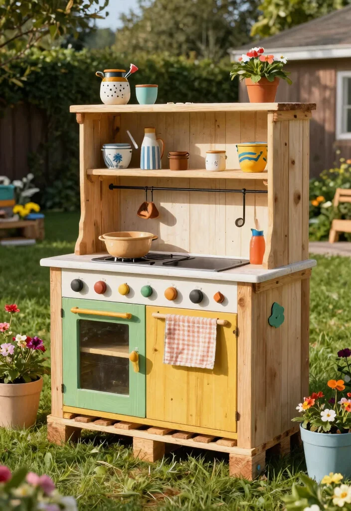 12 Outdoor Mud Kitchens for Kids That Actually Rinse Clean - 5. DIY Delight 1