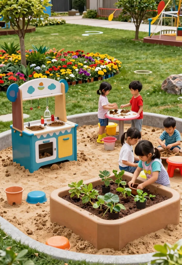 12 Outdoor Mud Kitchens for Kids That Actually Rinse Clean - 6. Multi-Functional Play Areas 1
