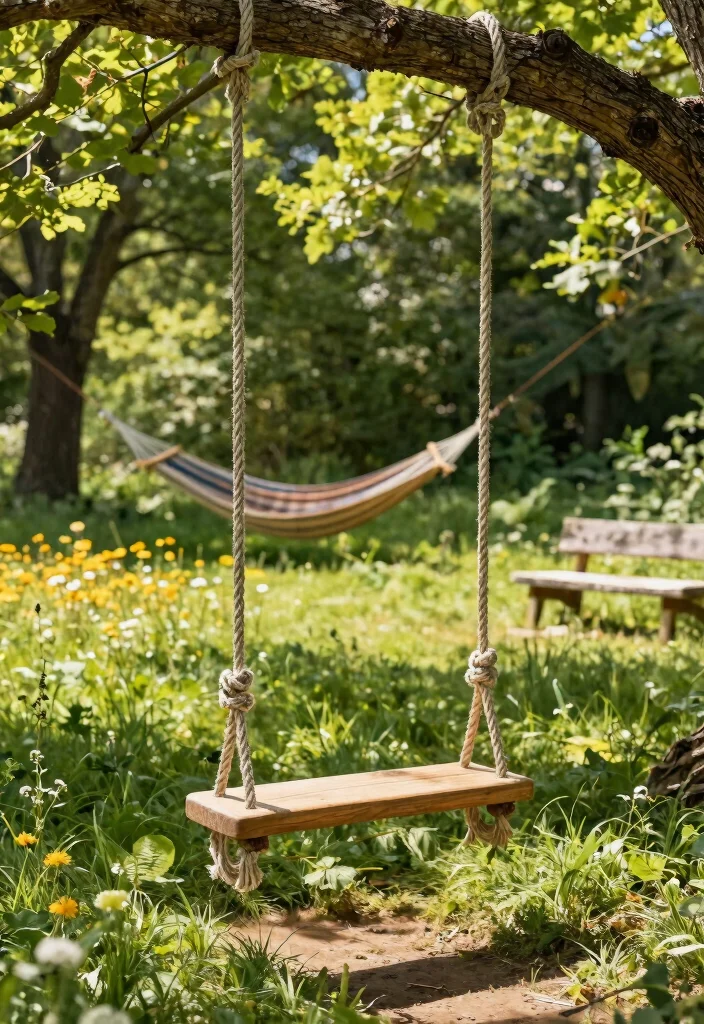 12 Outdoor Swings for Adults That Support Full Weight Safely - 2. Heavy-Duty Rope Swing 1