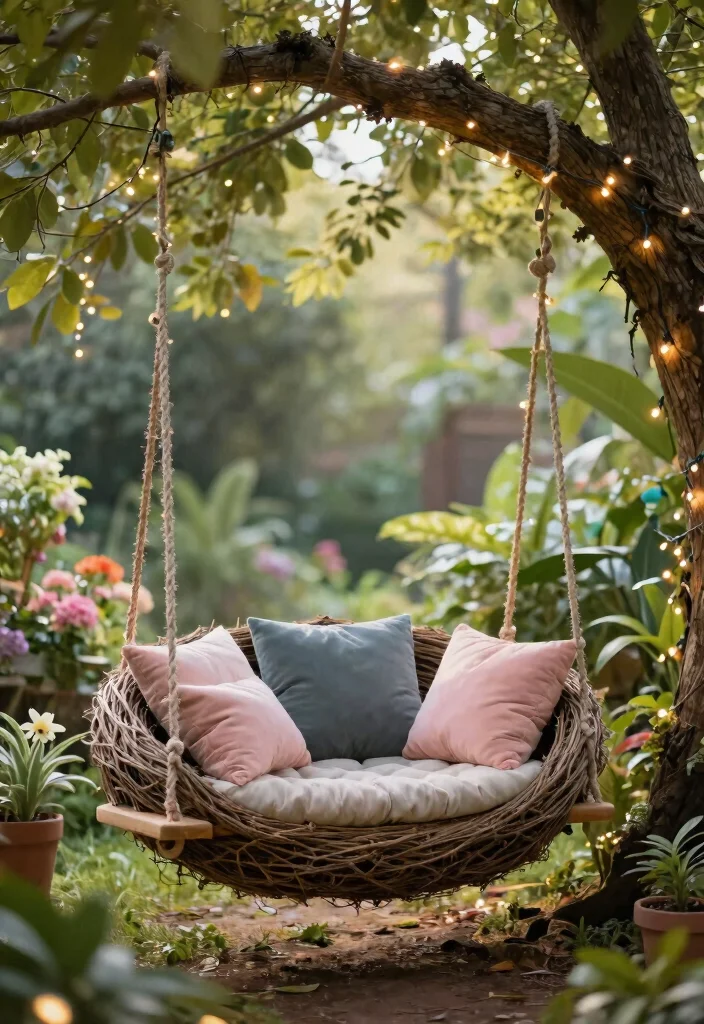 12 Outdoor Swings for Adults That Support Full Weight Safely - 7. Cozy Nest Swing 1