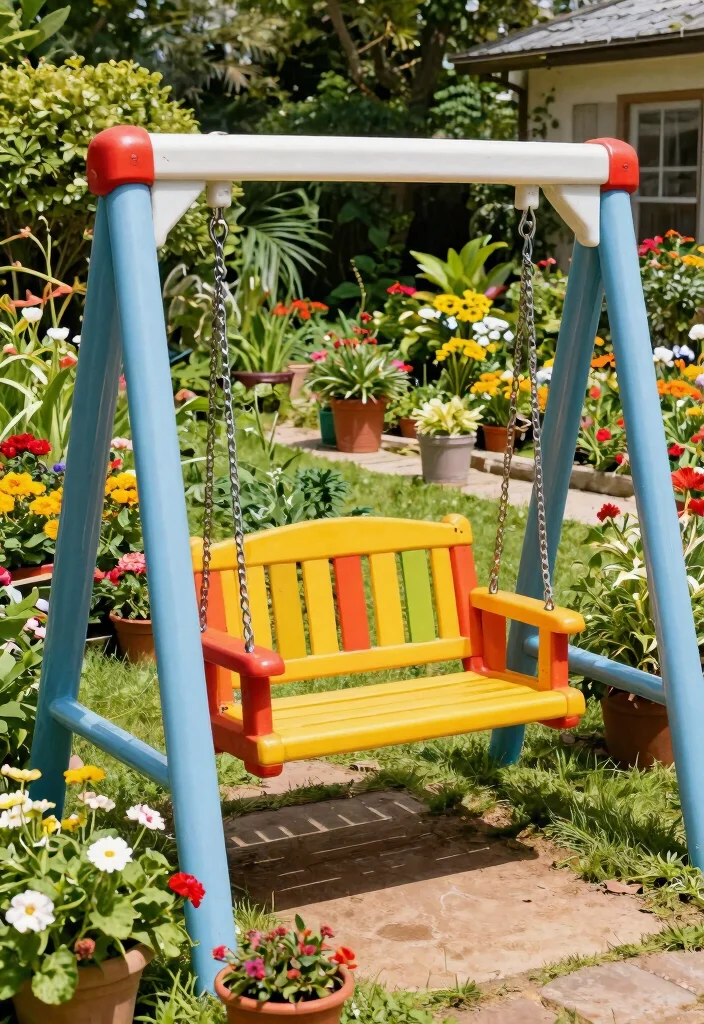 12 Outdoor Swings for Adults That Support Full Weight Safely - 8. Recycled Plastic Swing 1