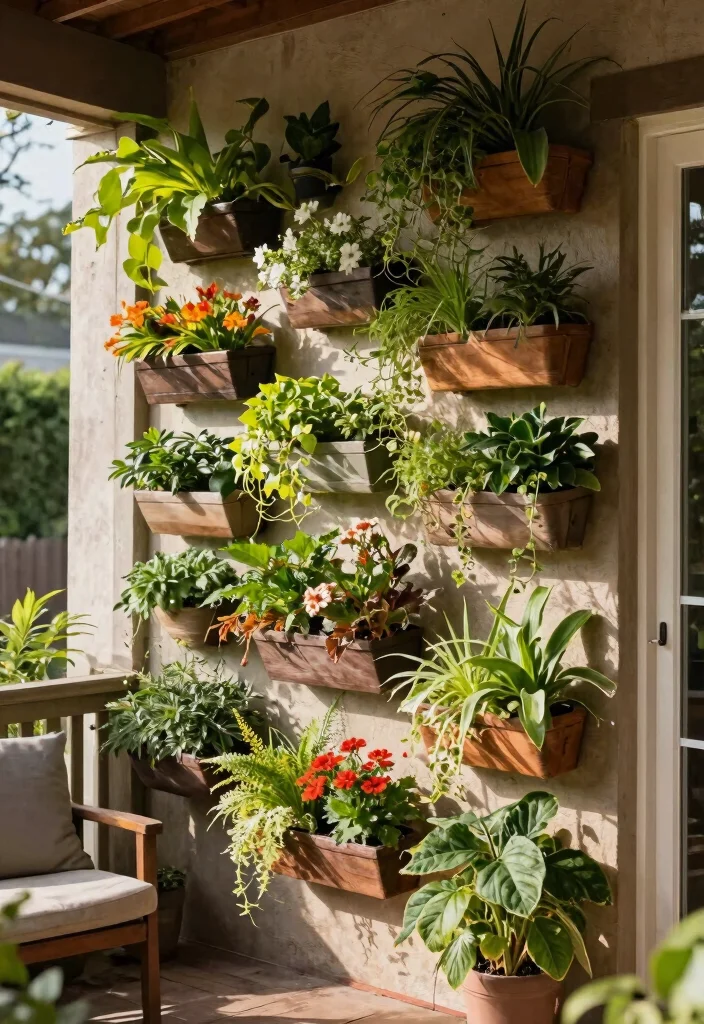 12 Spring Porch Decor Ideas That Transition Easily From Winter - 10. Incorporate Vertical Gardens 1