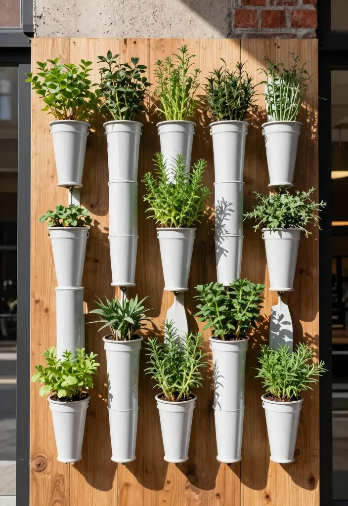 14 Block Planter Concepts That Stack Easily Without Mortar or Glue - 5. Pipe Planters 1