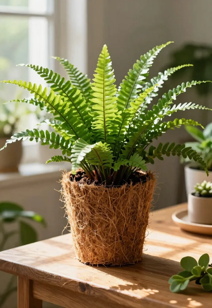 14 Boston Fern Planter Ideas That Keep Soil Moist Longer - 6. Biodegradable Planters 1