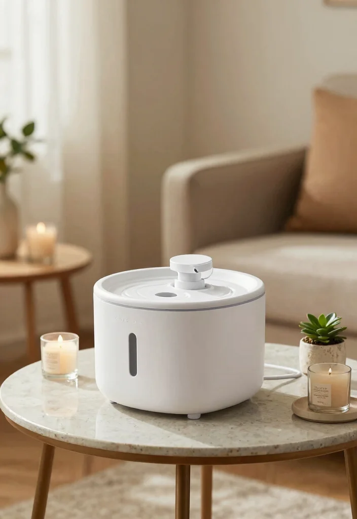 14 Cat Water Fountain Ideas That Keep Water Fresh All Day - 9. Compact Tabletop Fountain 1