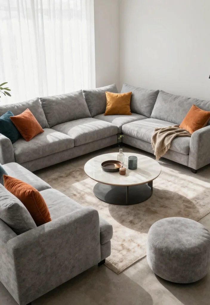 14 Farmhouse Couches Living Room Ideas That Look Expensive Under $800 - 11. Modular Couches for Flexible Spaces 1