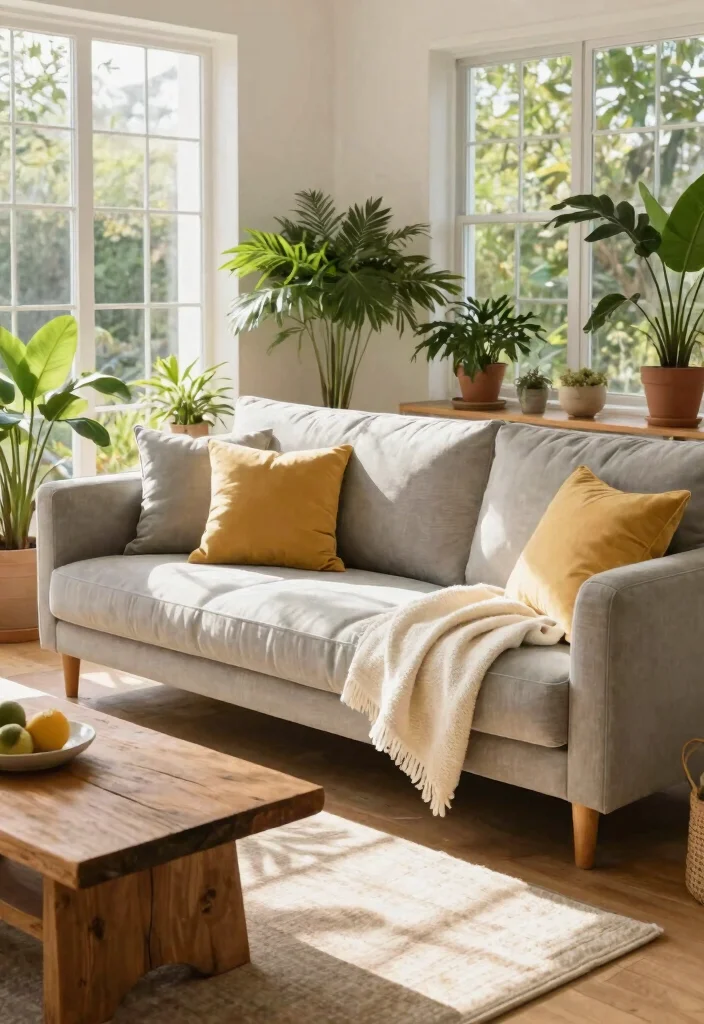 14 Farmhouse Couches Living Room Ideas That Look Expensive Under $800 - 12. Practical Outdoor-Inspired Sofa 1