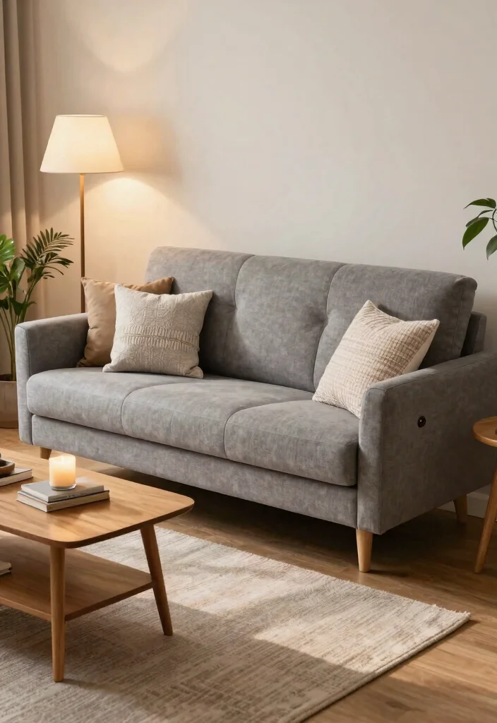 14 Farmhouse Couches Living Room Ideas That Look Expensive Under $800 - 6. Soft Loveseat for Snug Spaces 1