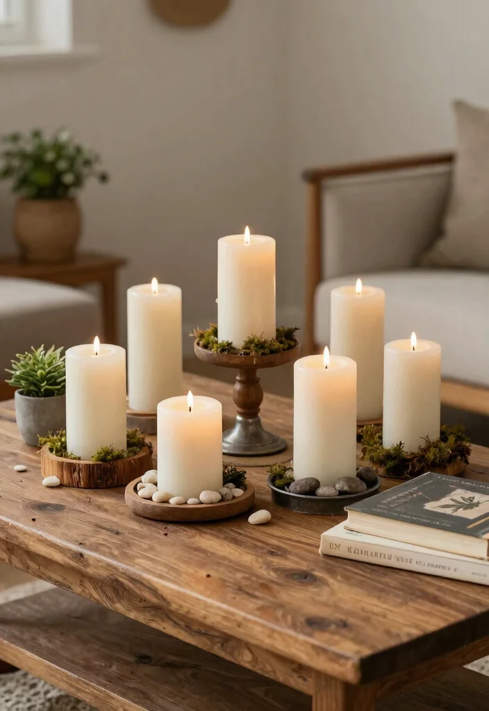 14 Farmhouse Spring Decor Ideas on a Budget That Look Fresh Not Cluttered - 5. Farmhouse Style Candles 1