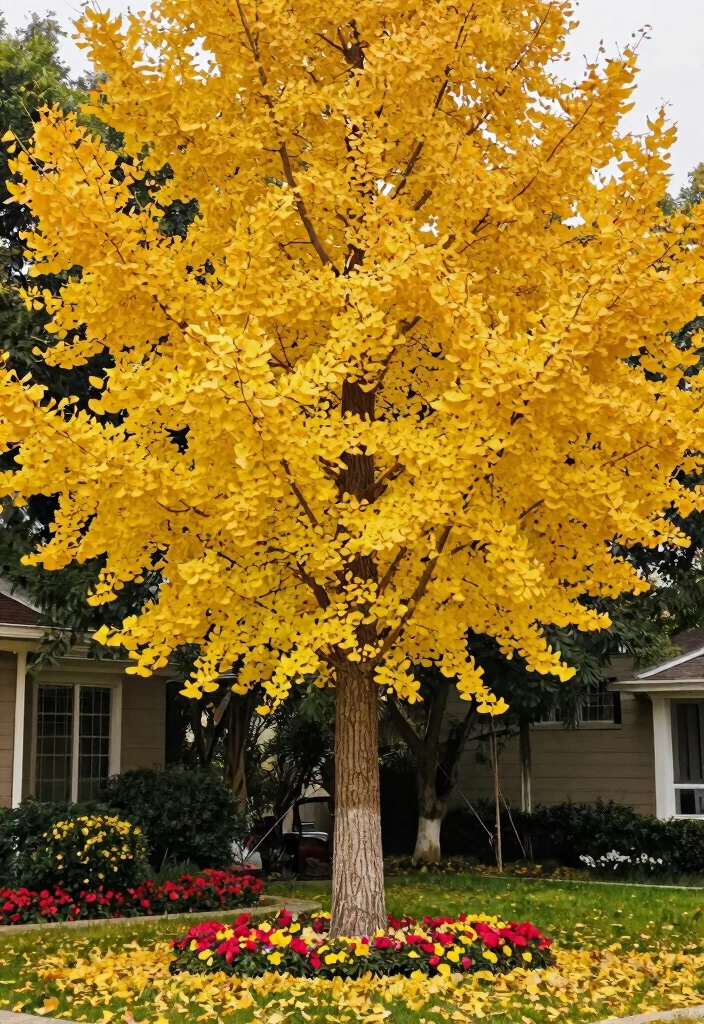 14 Front Yard Trees That Grow Fast and Provide Instant Shade - 13. Ginkgo (Ginkgo biloba) 1