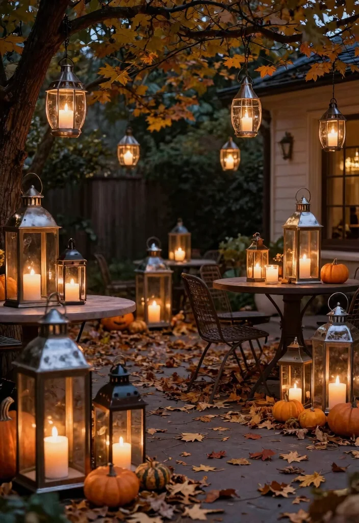 14 Halloween Patio Decor Ideas That Look Spooky Without Being Tacky - 3. Festive Lanterns 1