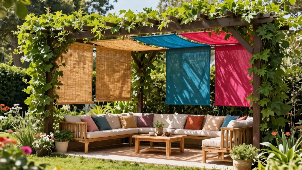 14 Pergola Retractable Shade Ideas That Don't Jam or Tear Easily