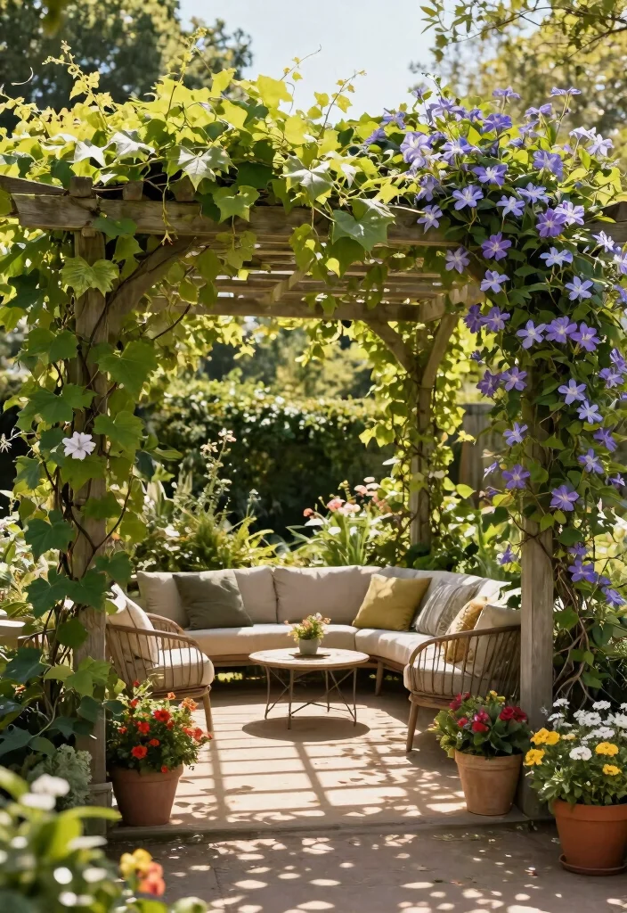14 Plant Trellis Ideas That Support Heavy Vines Without Tipping - 9. Classic Pergola Trellis 1