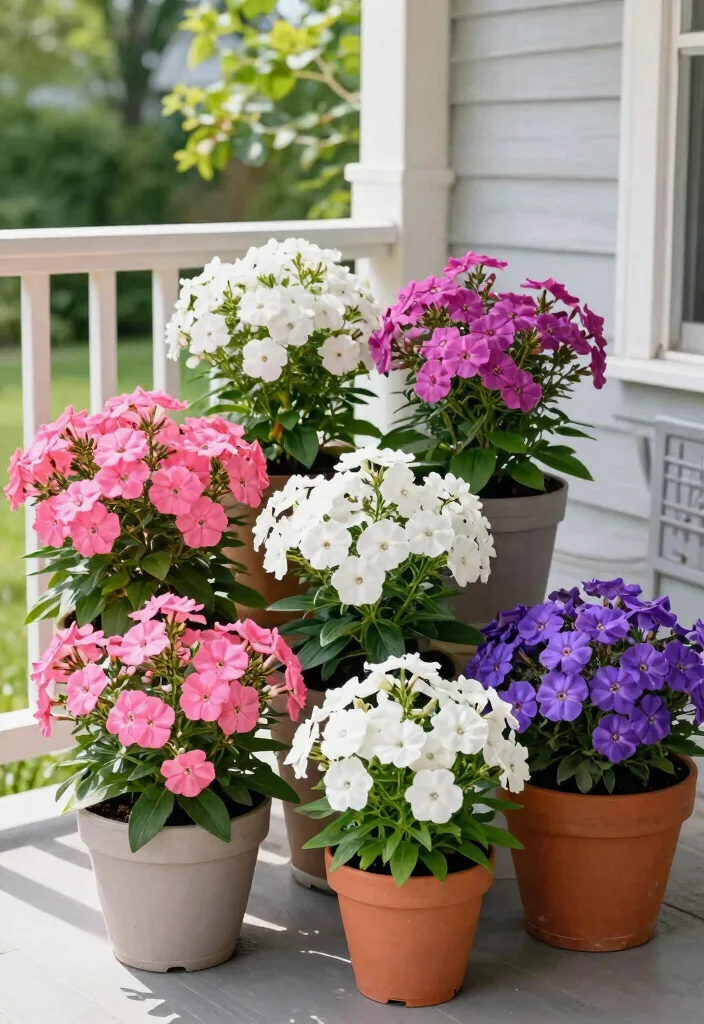 15 Front Porch Flowers That Bloom All Season Without Constant Replanting - 11. Phlox 1