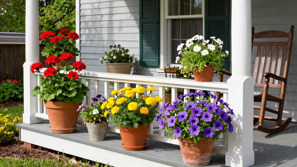 15 Front Porch Flowers That Bloom All Season Without Constant Replanting