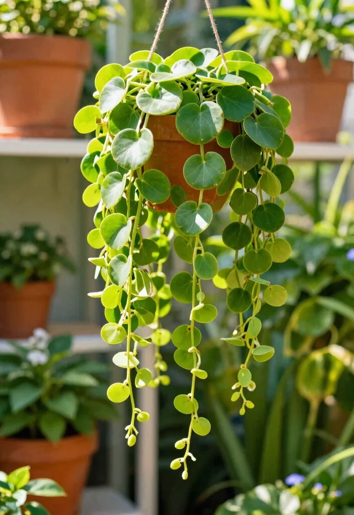 15 Hanging Plants Outdoor Ideas That Survive Full Sun Without Wilting - 2. String of Pearls 1