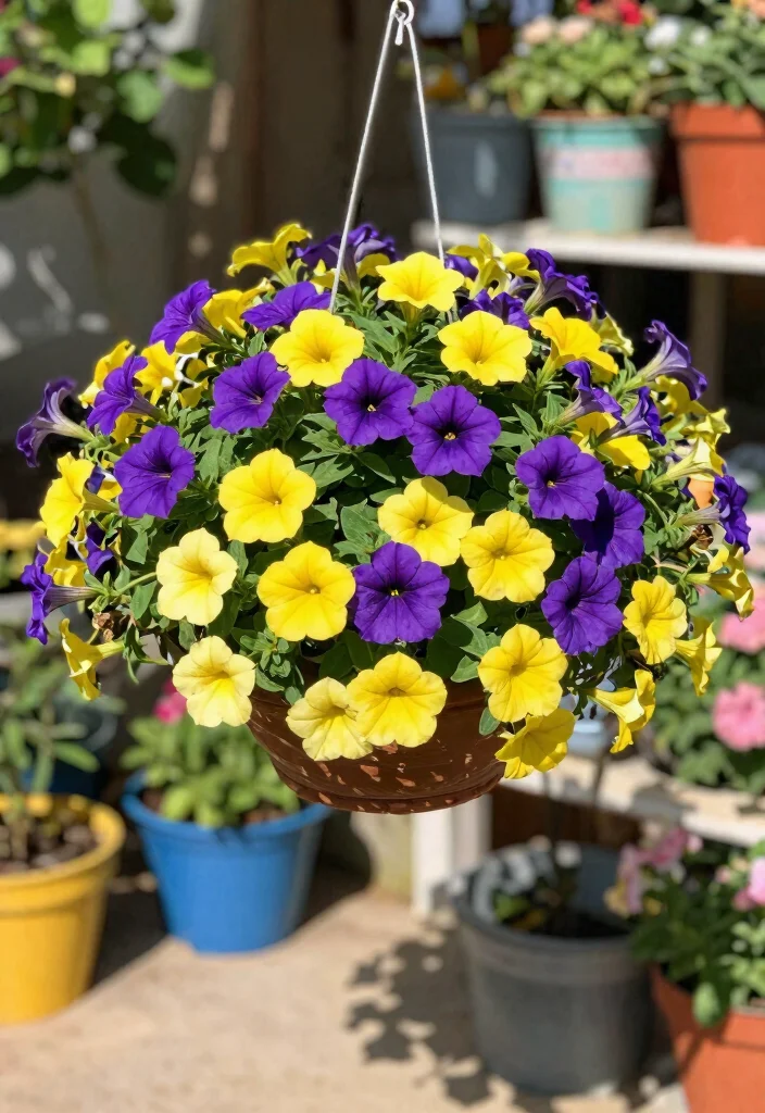 15 Hanging Plants Outdoor Ideas That Survive Full Sun Without Wilting - 3. Calibrachoa (Million Bells) 1