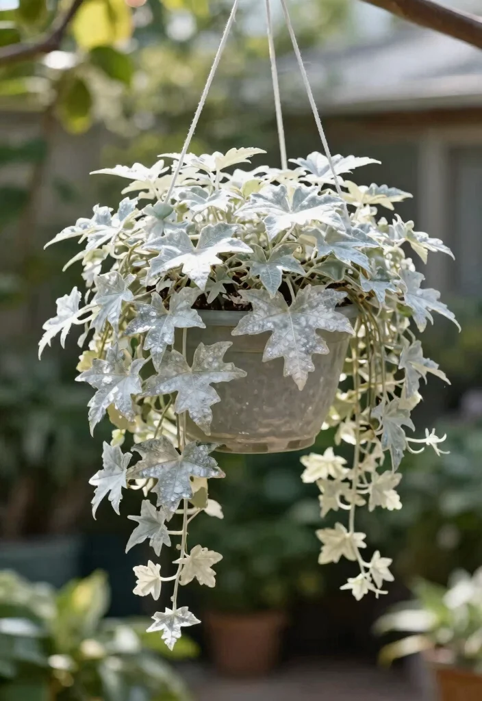 15 Hanging Plants Outdoor Ideas That Survive Full Sun Without Wilting - 8. Dichondra Silver Falls 1