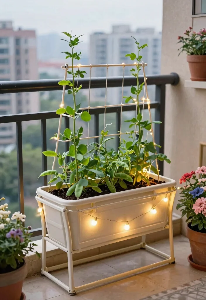 15 Planter Box With Trellis Ideas That Support Heavy Climbing Vines - 12. Foldable Planter Box with Trellis 1