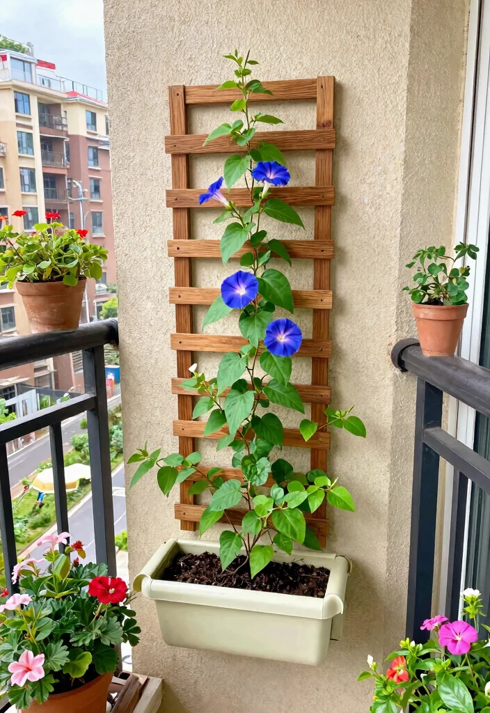 15 Planter Box With Trellis Ideas That Support Heavy Climbing Vines - 3. DIY PVC Pipe Planter with Trellis 1