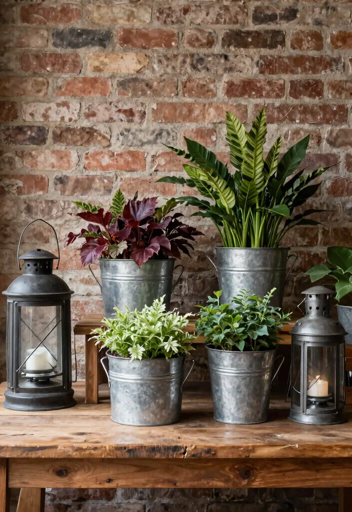 15 Vintage Farmhouse Decor Concepts That Don't Look Like Grandma's House - 4. Rustic Metal Accents 1